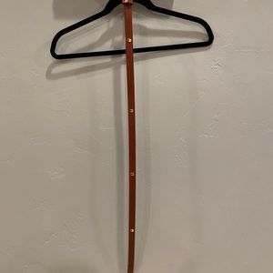 Leather Belt with Horse Shoes